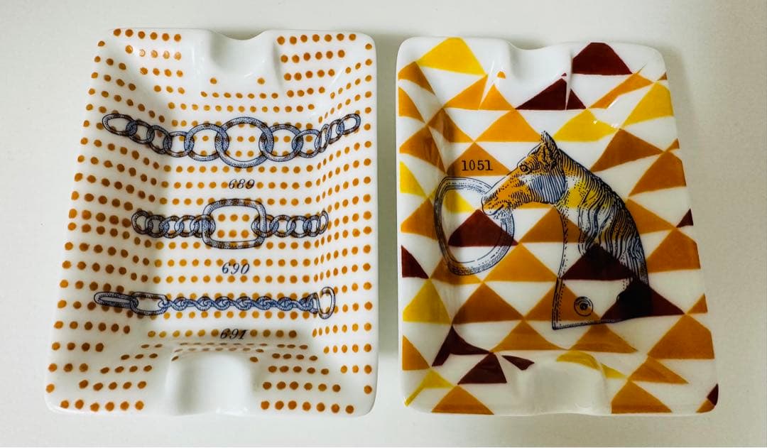 希少 美品 HERMES エルメス アッシュトレイ 灰皿 小物入れ