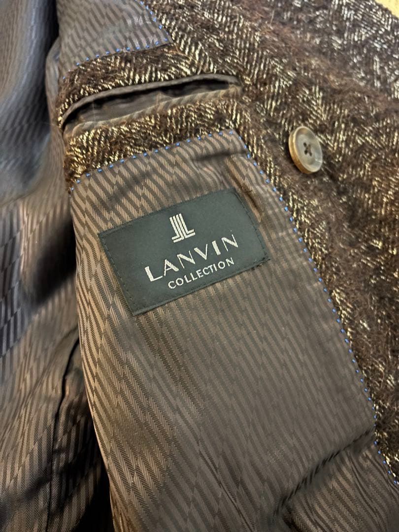 LANVIN COLLECTION ブラウン チェスターコート