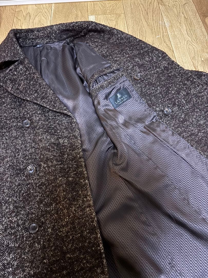 LANVIN COLLECTION ブラウン チェスターコート