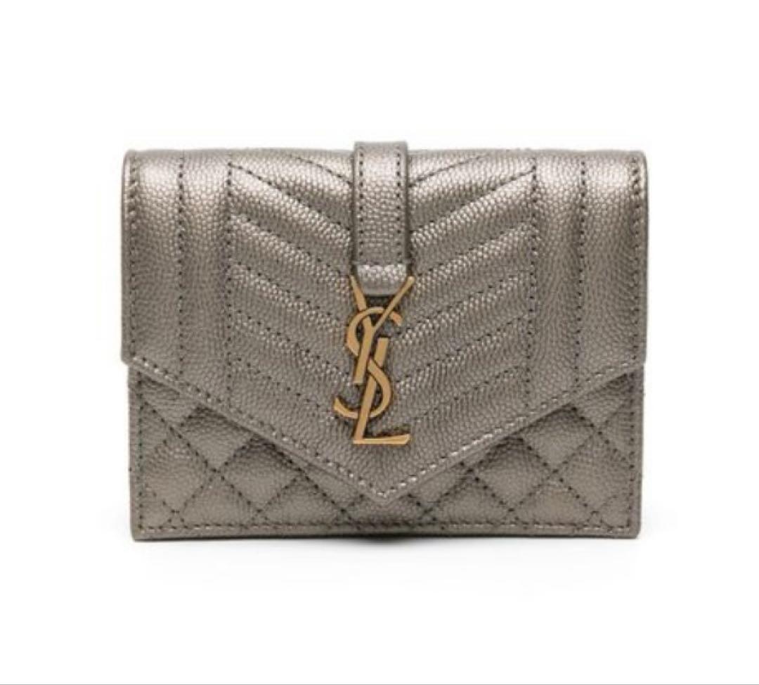 な*ん様 イブサンローラン 財布 三つ折り