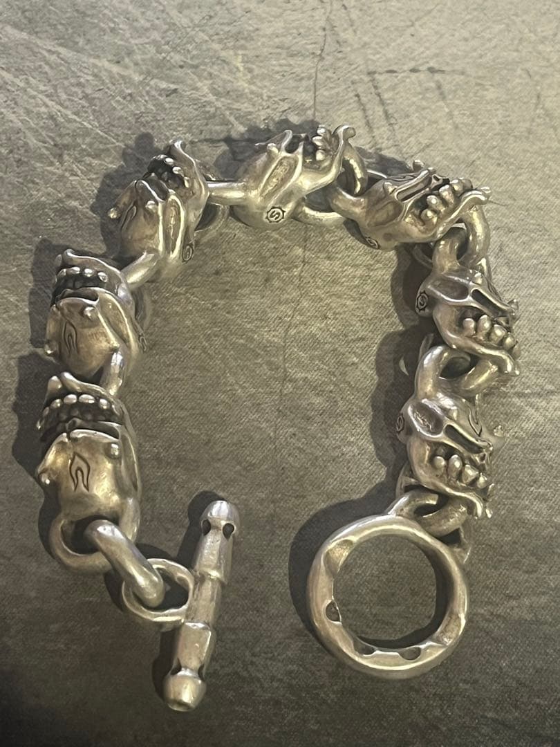 スターリンギア 旧型デビルブルーザー フルスカルブレスレット【廃盤モデル】