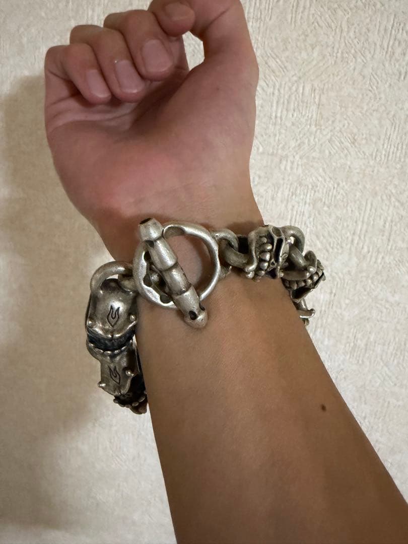 スターリンギア 旧型デビルブルーザー フルスカルブレスレット【廃盤モデル】