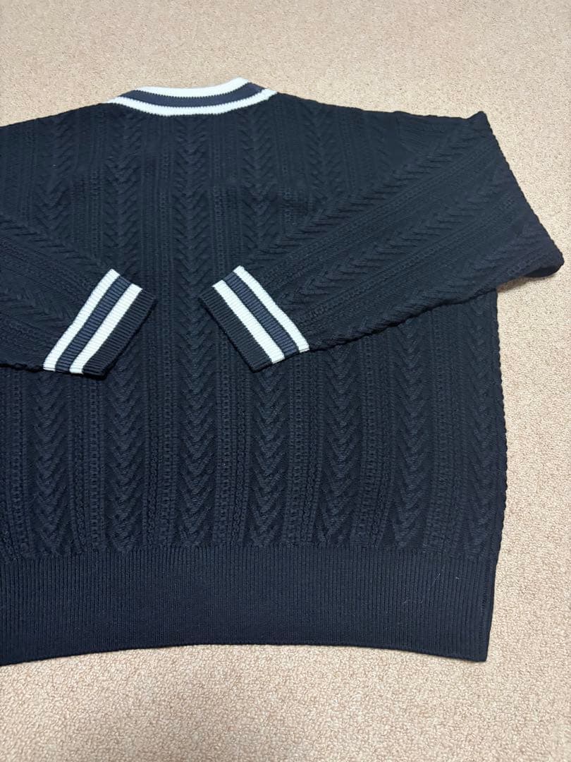 A abyts佐藤健着用 本人着用サイズ3 ABYTS カーディガン ブラック！