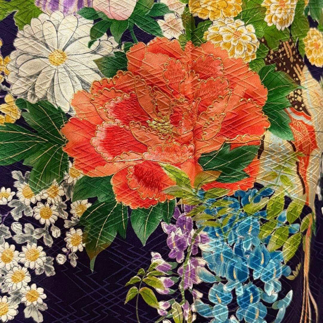 ★豪華絢爛手描き大振袖‼️三越扱い　袋帯他　6点セット