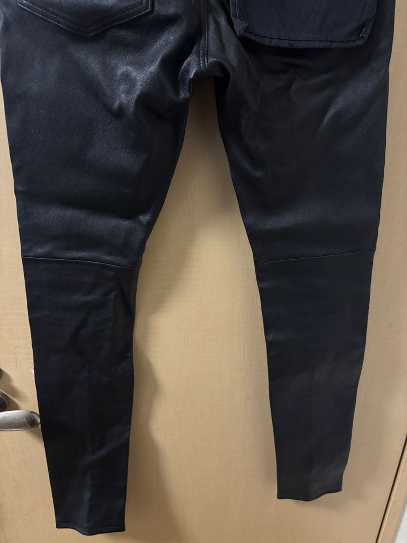 UNDERCOVER ラムレザースキニーパンツ　2019SS 本革