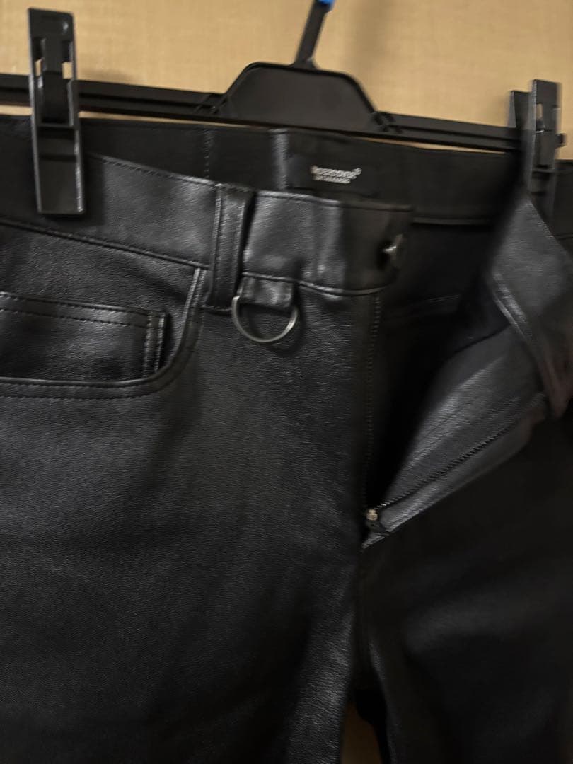 UNDERCOVER ラムレザースキニーパンツ　2019SS 本革