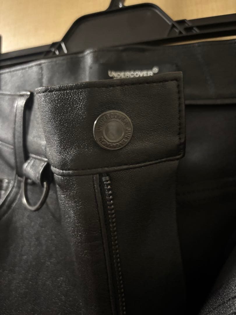 UNDERCOVER ラムレザースキニーパンツ　2019SS 本革