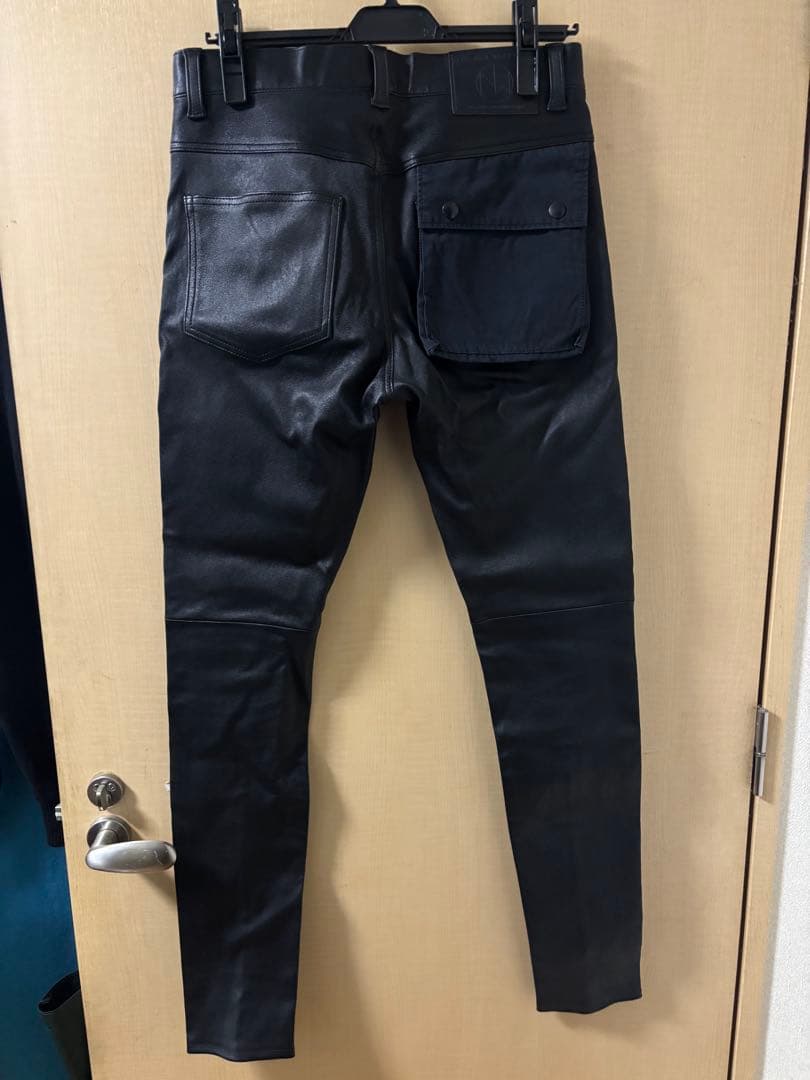 UNDERCOVER ラムレザースキニーパンツ　2019SS 本革