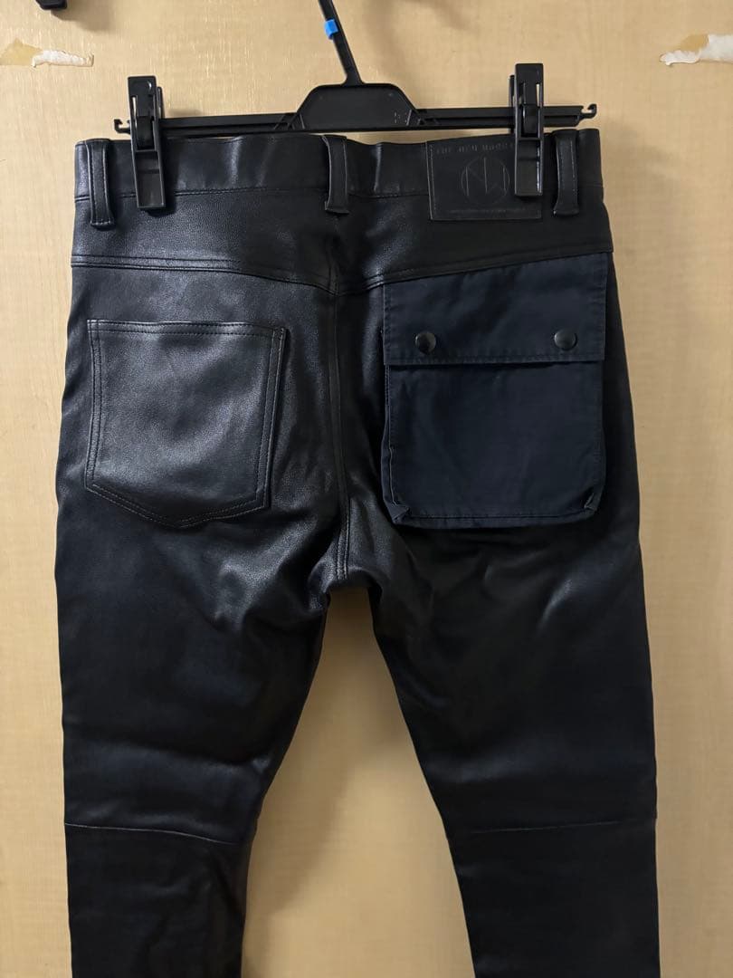 UNDERCOVER ラムレザースキニーパンツ　2019SS 本革