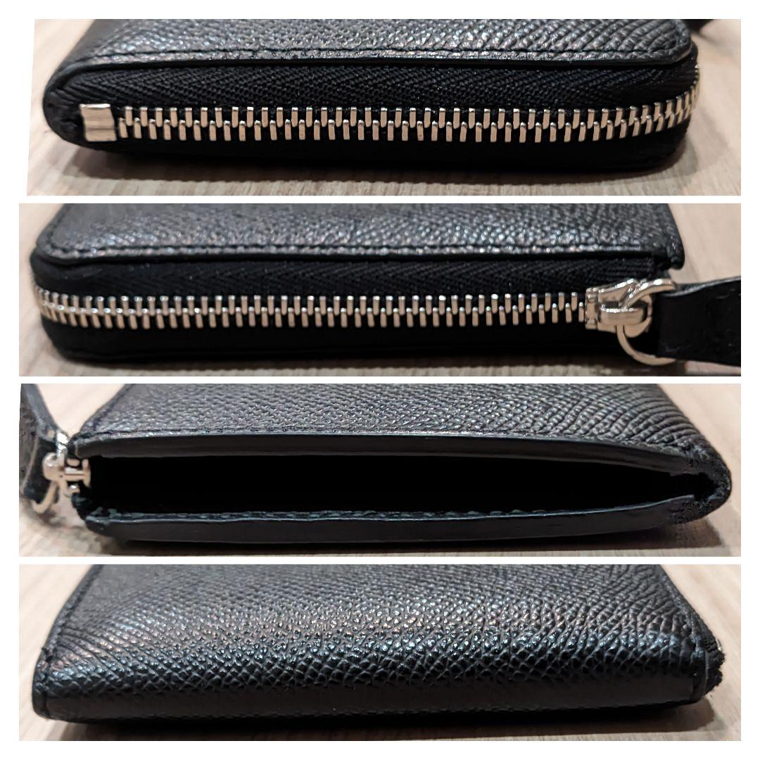 ブルックリンミュージアム　ハーフLジップウォレット　ブラック