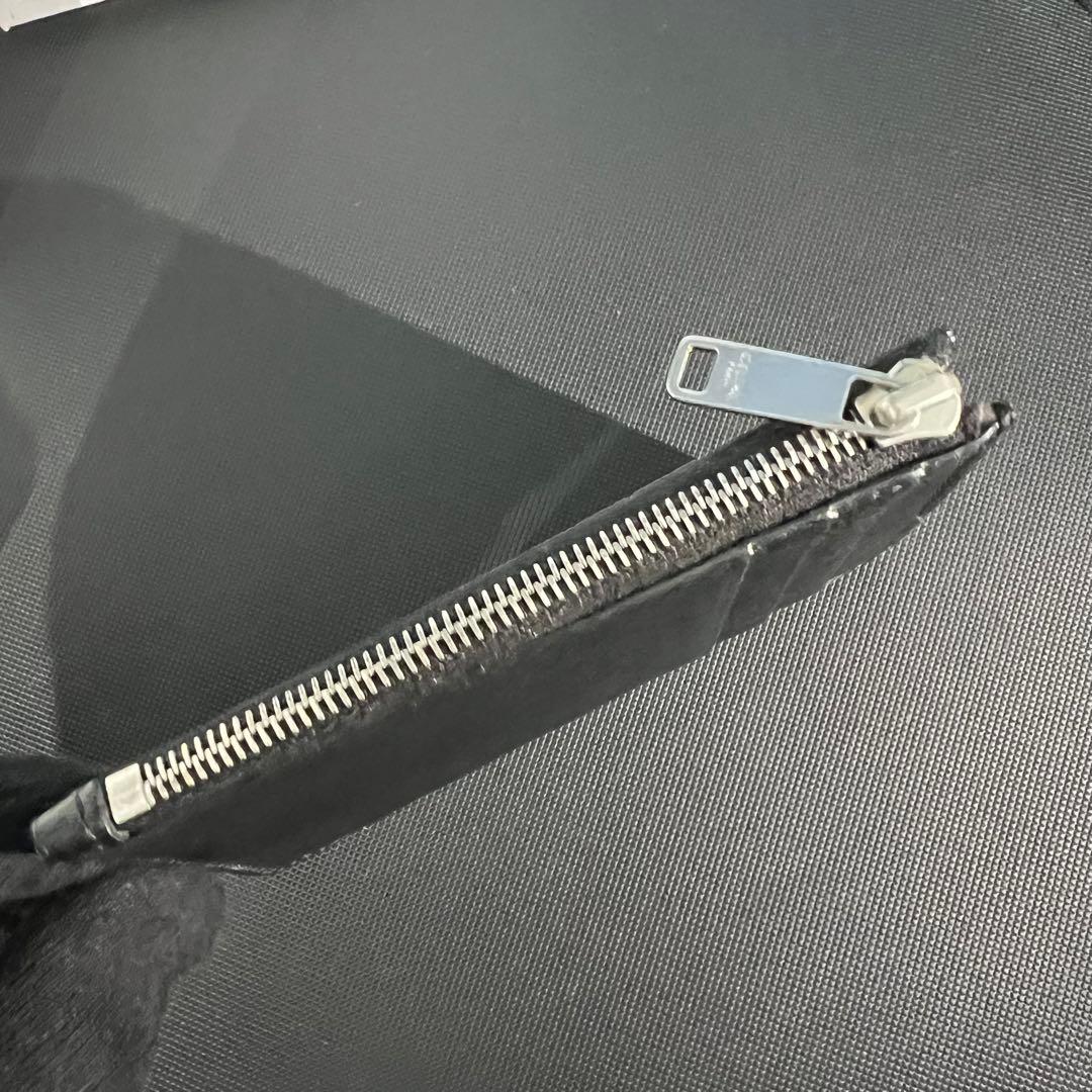 CELINE ブラック カーフスキン カードホルダー パスケース ケース