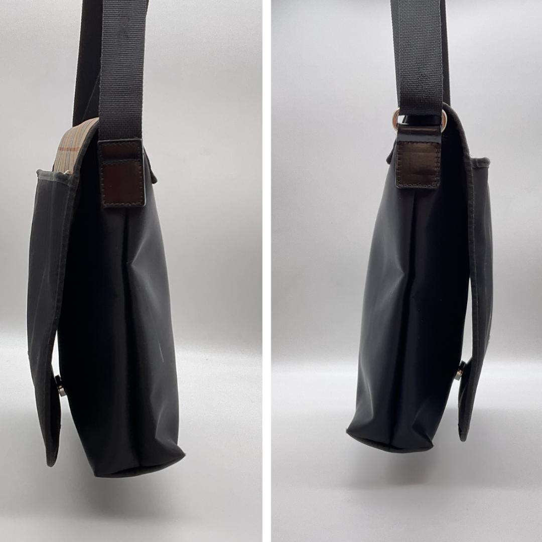 【レア】Burberry バーバリーメッセンジャーバッグ ノバチェック柄