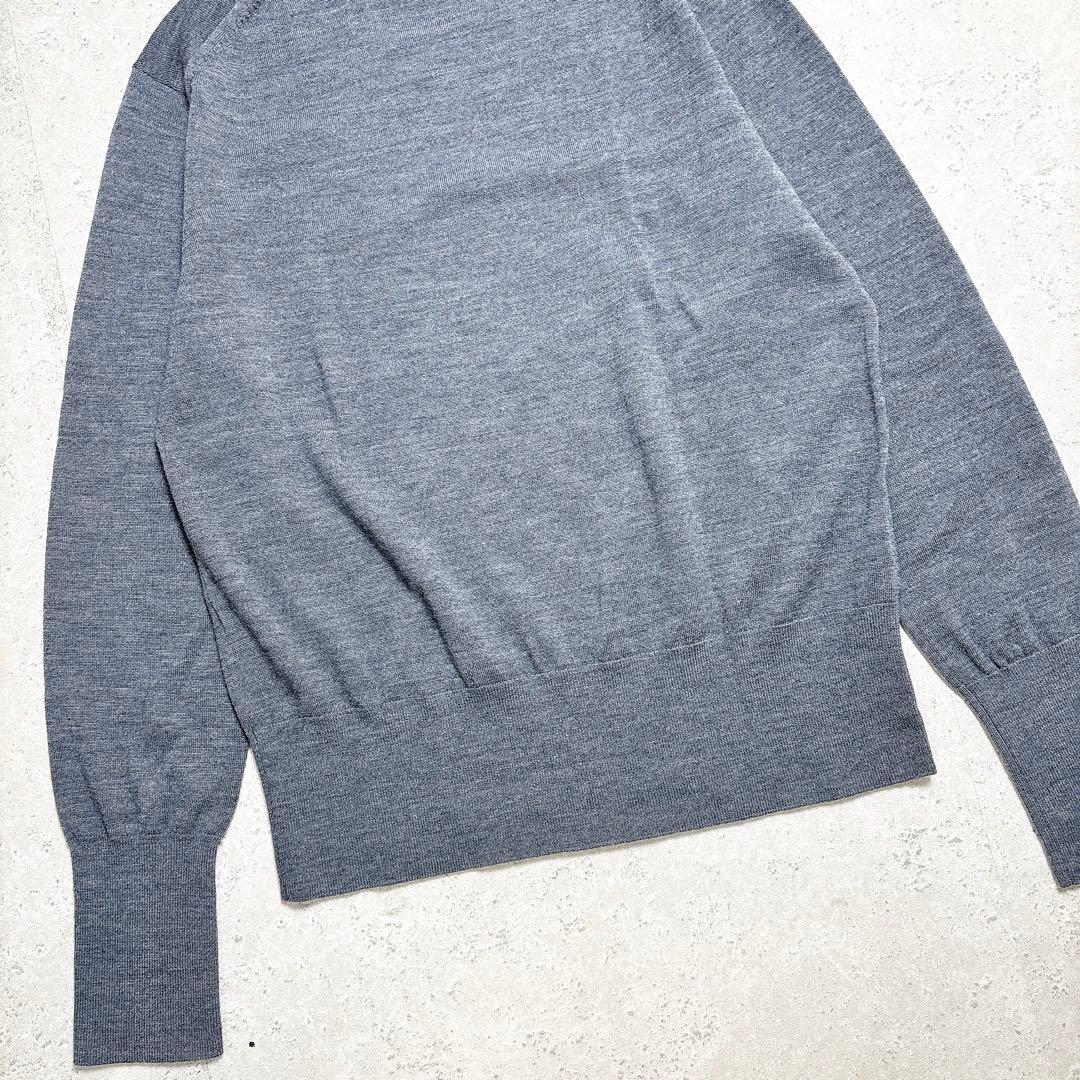 美品★　カレンソロジー　ファインウールクルーニットプルオーバー　グレー