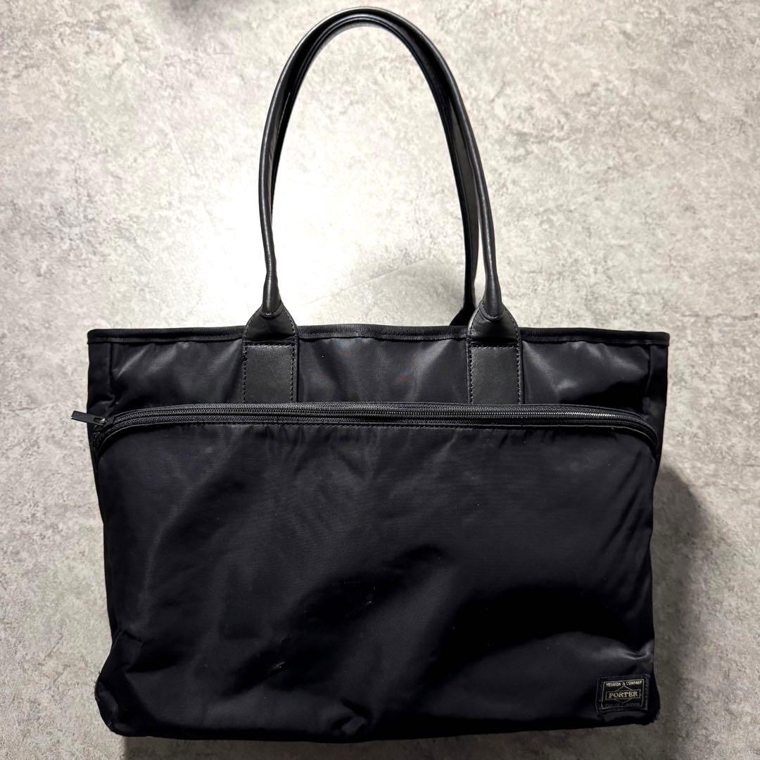 【大人気】PORTER TIME ポーター　タイム　トートバッグ　ビジネス　黒