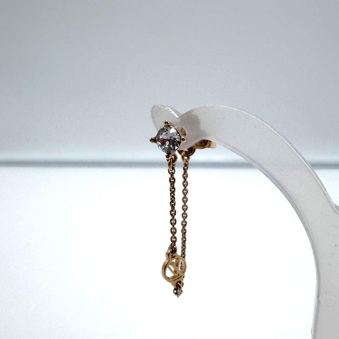 美品☆ルイヴィトン ピアス ブックルドレイユ プティルイ M00390 ゴールド