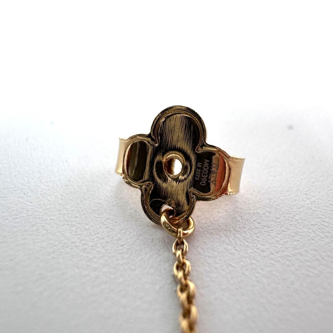 美品☆ルイヴィトン ピアス ブックルドレイユ プティルイ M00390 ゴールド