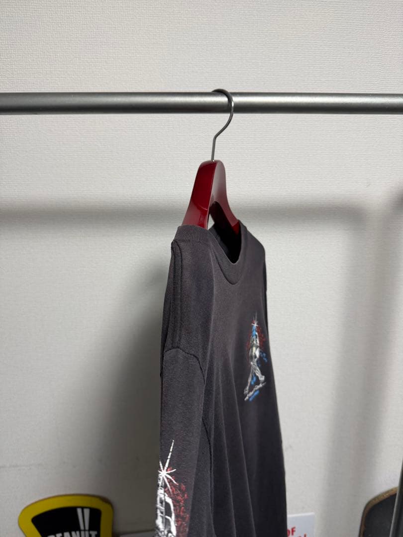 FUCT SSDD ファクトUSA製 ロングTシャツ　ロンT スカル　ドクロ　S