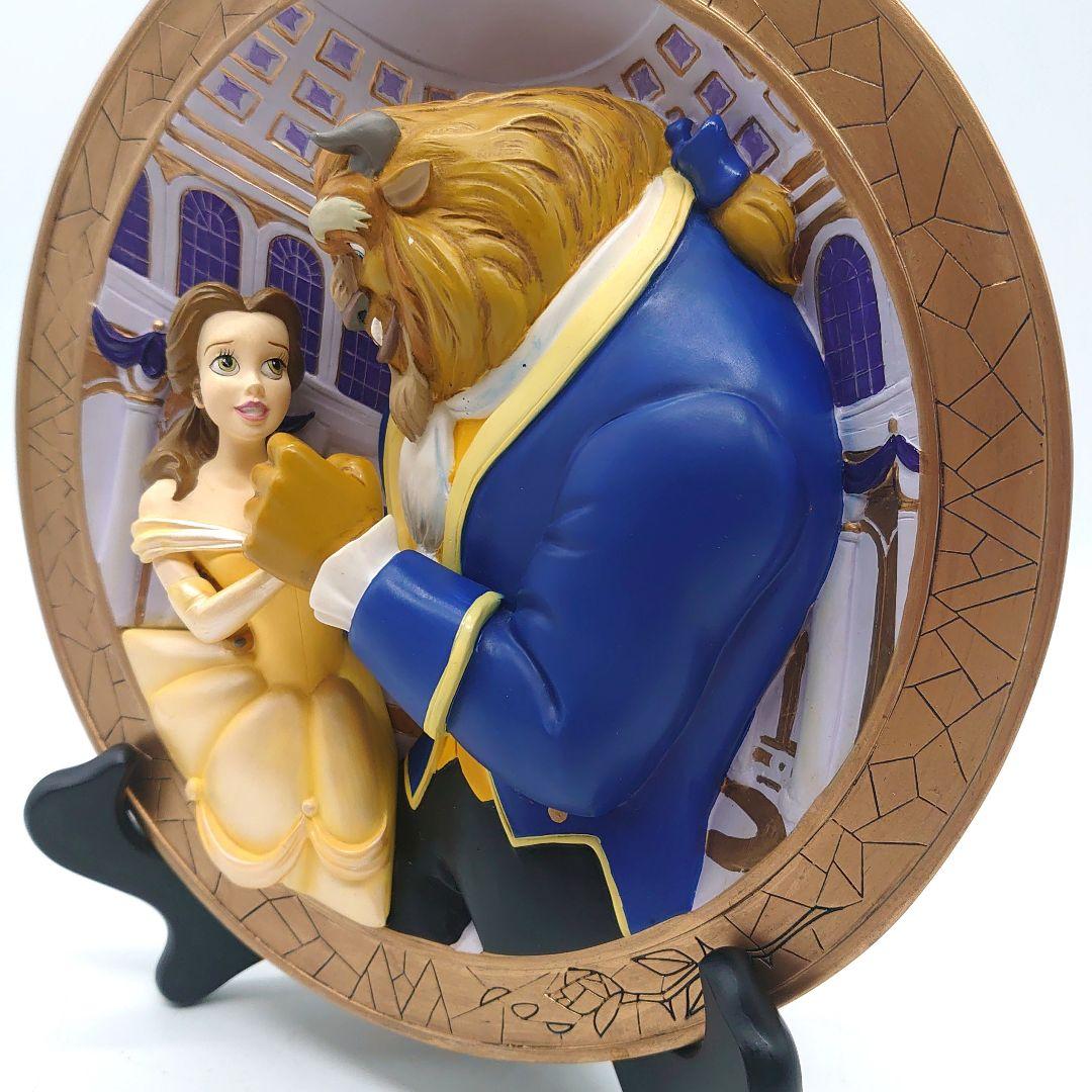 Disney 美女と野獣 3D 絵皿 レリーフプレート