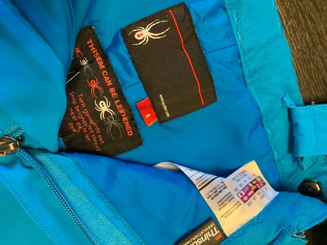 SPYDER キッズ　スキーウェア上下　サイズ8