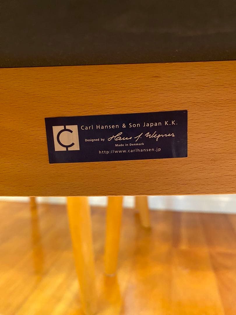 カールハンセン＆サン CH20エルボーチェア　オーク　珍しい色の座面（赤）