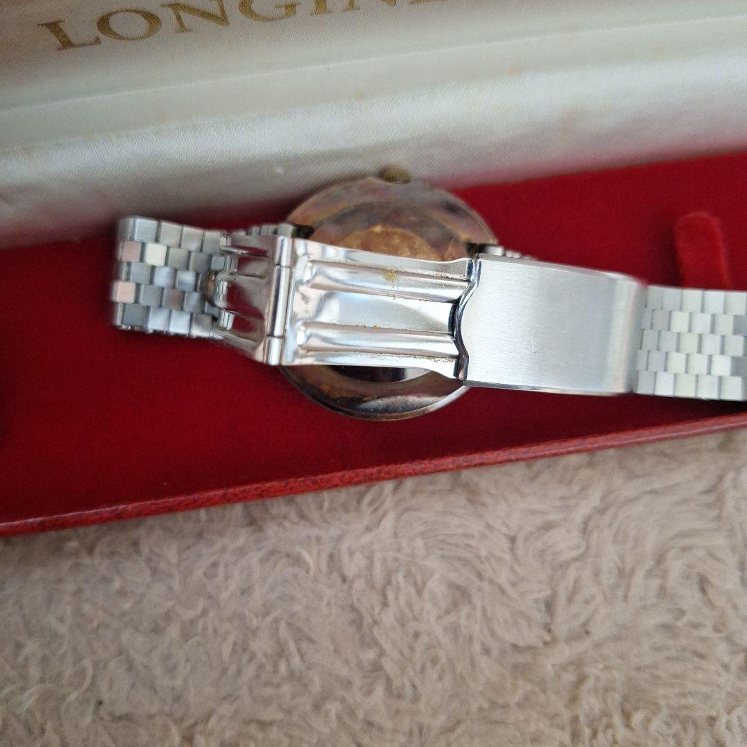 不動品　希少LONGINESロンジン 腕時計 文字盤ゴールド　ケース付き
