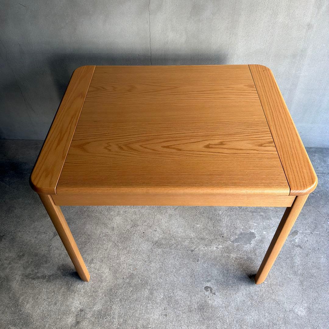 未使用品　飛騨家具　イバタインテリア　エクステンションテーブル　伸長式テーブル