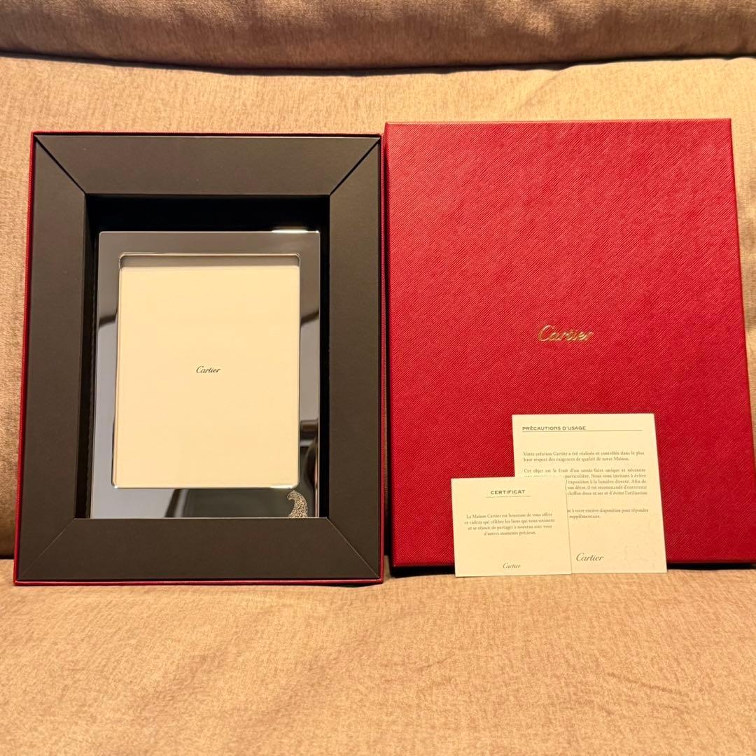 希少・非売品】Cartier カルティエ フォトフレーム 正規付属品完備