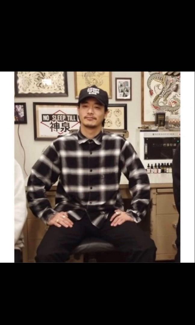 東洋gold HEAVY NEL CHECK SHIRT M