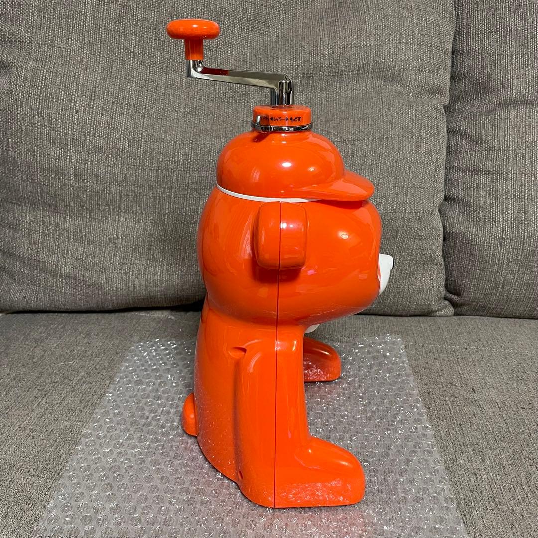 タイガー氷削り機　きょろちゃん　かき氷　オレンジ　くま　ABF-F100 復刻版