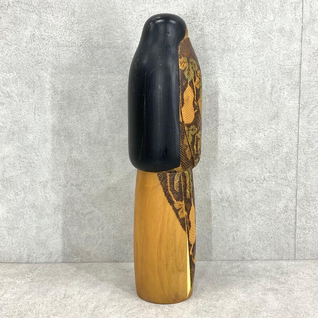 こけし 小林伊之介 宵待月 全長約44.5 cm 内閣総理大臣賞受賞作家 糸瓜