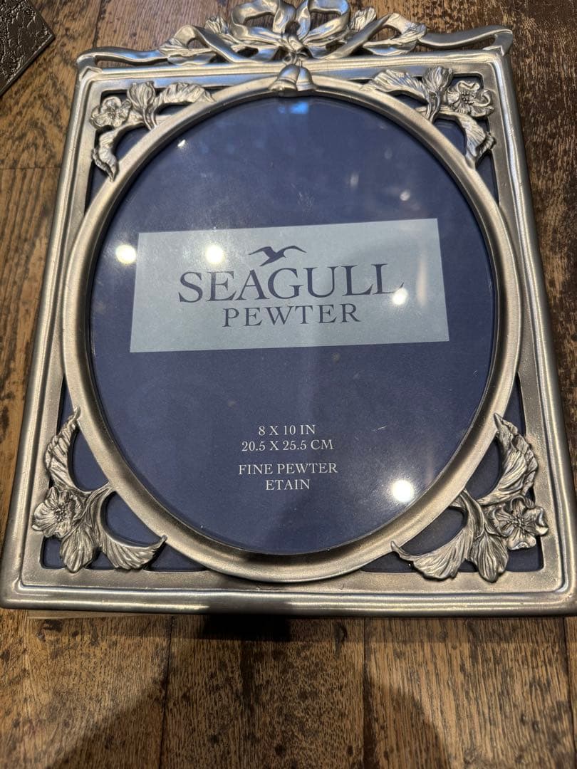 Seagull 写真たて　シーガル　ピューター