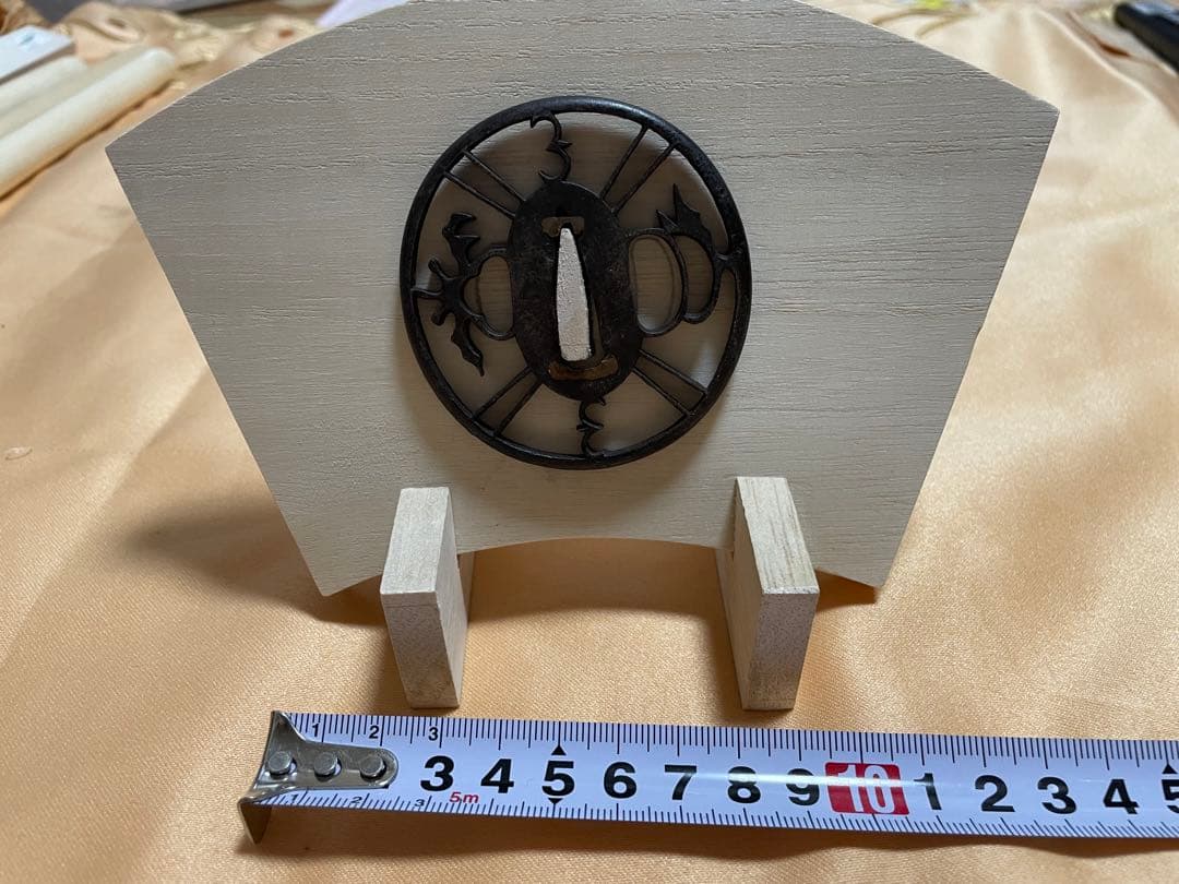 鍔　鉄透かし鍔　室町時代　刀装具