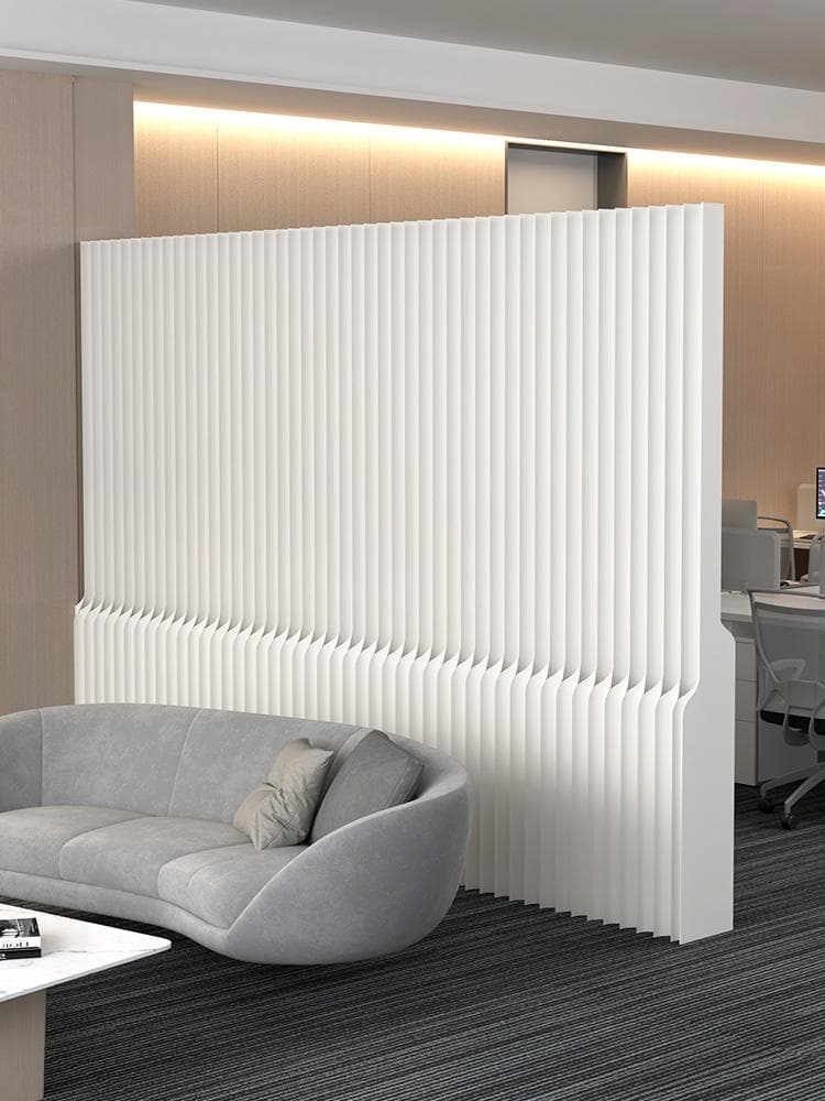 パーテーション間仕切り高さ2.4ｍ長さ2-3ｍ組立不要目隠し区切り折りたたみ家具