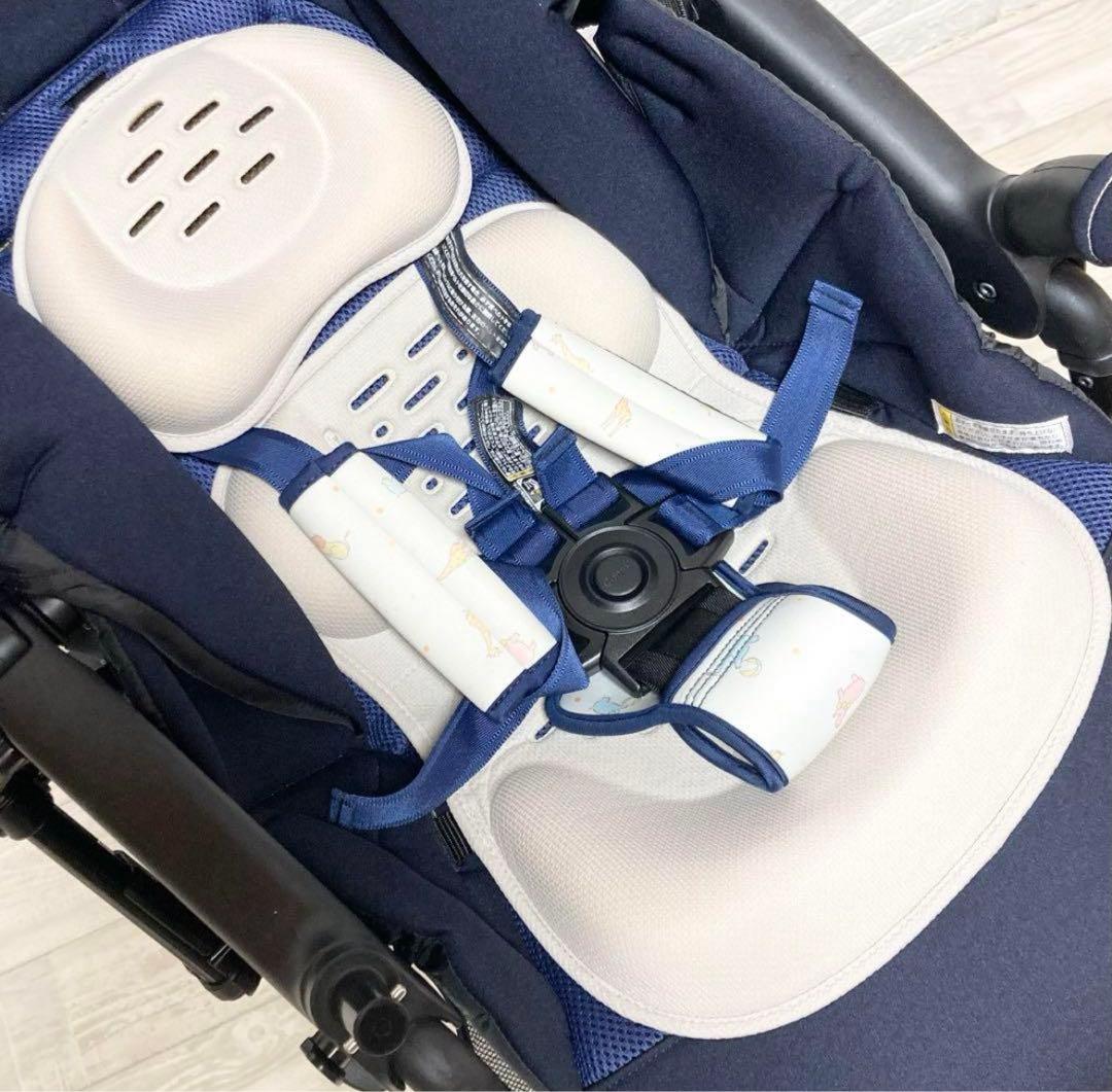 【ハンドルカバー付】ベビーカー　コンビスゴカル　４キャス　compact