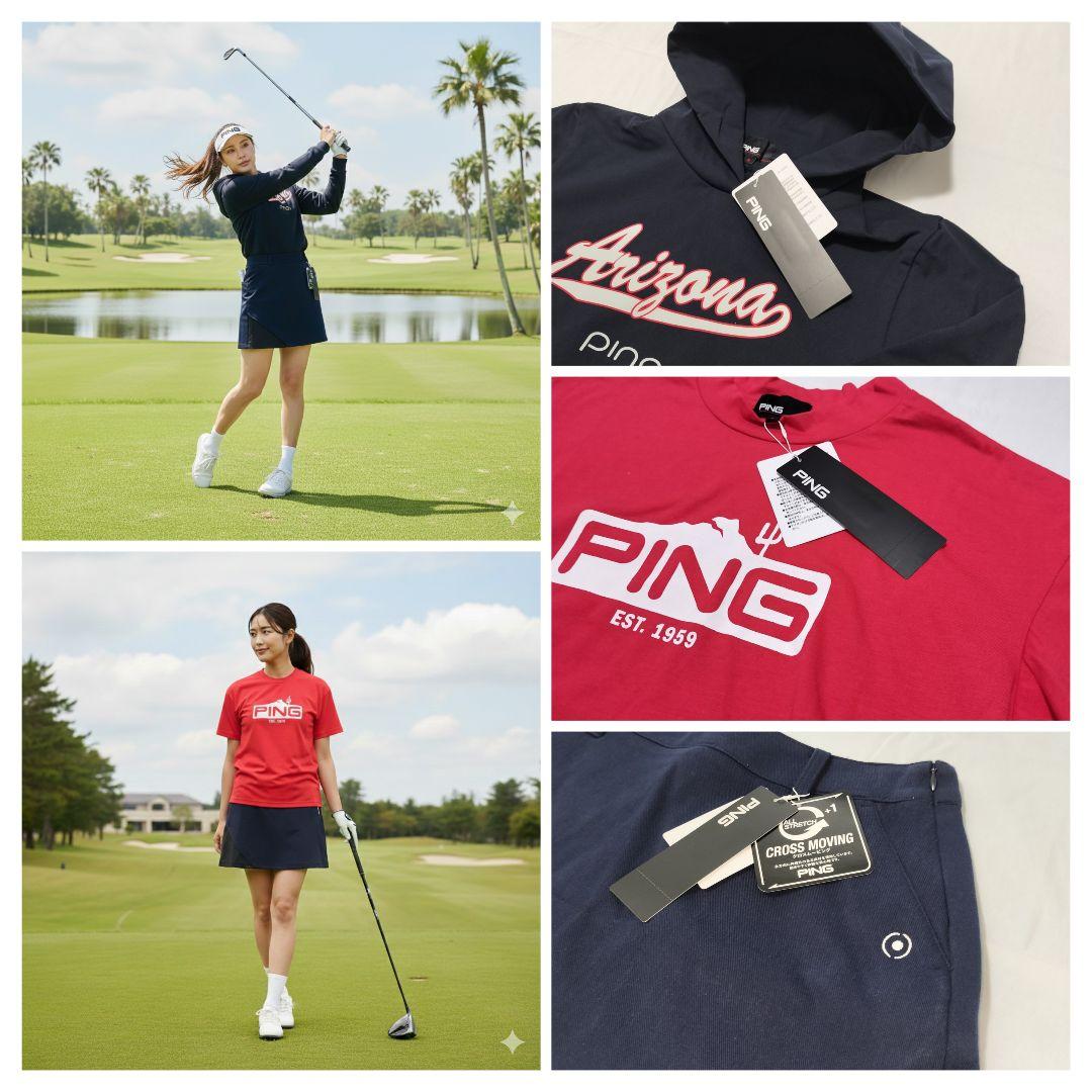 【新品69%off】ピンゴルフ パーカー スカート Tシャツ 3点セットアップS