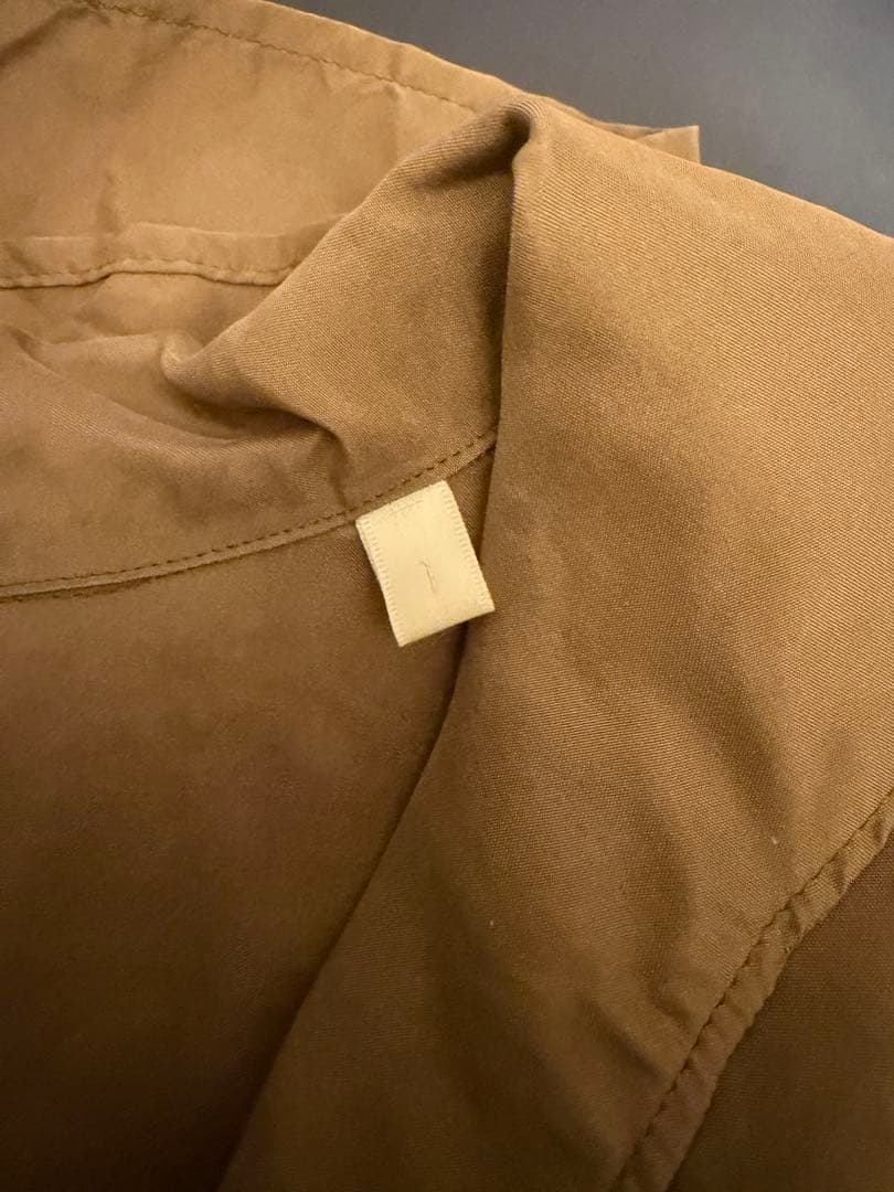 COMOLI シルクスキッパーシャツ　1 コモリ　レショップ