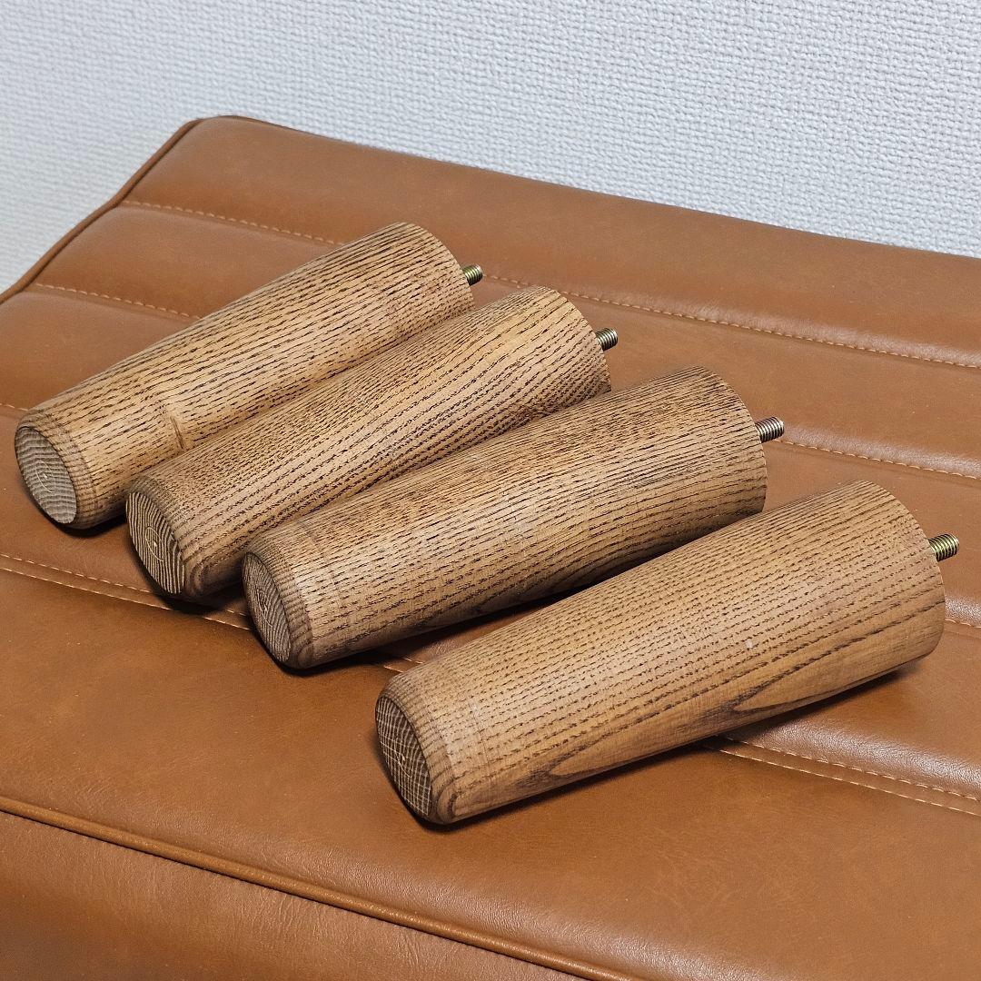 【送料込み】日本製 オットマン 合皮 レザー調 ブラウン