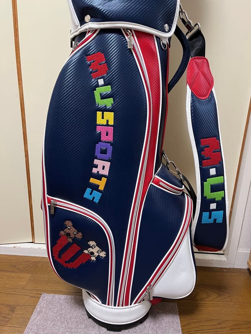【mgm】 M.U.SPORTS キャディバッグ ネイビー