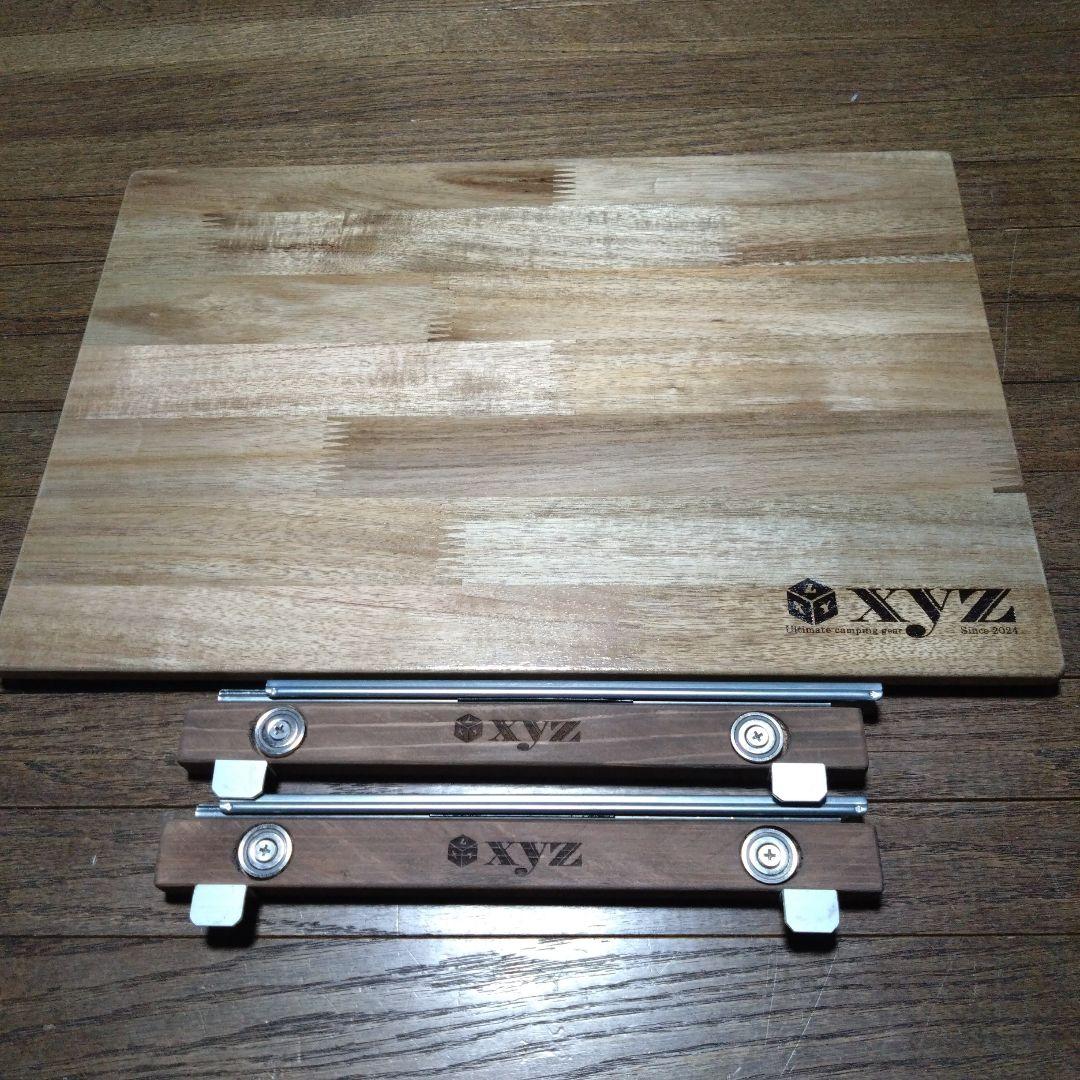 スノーピーク　シェルフコンテナ25用　スライドテーブル天板　ハンドメイド①