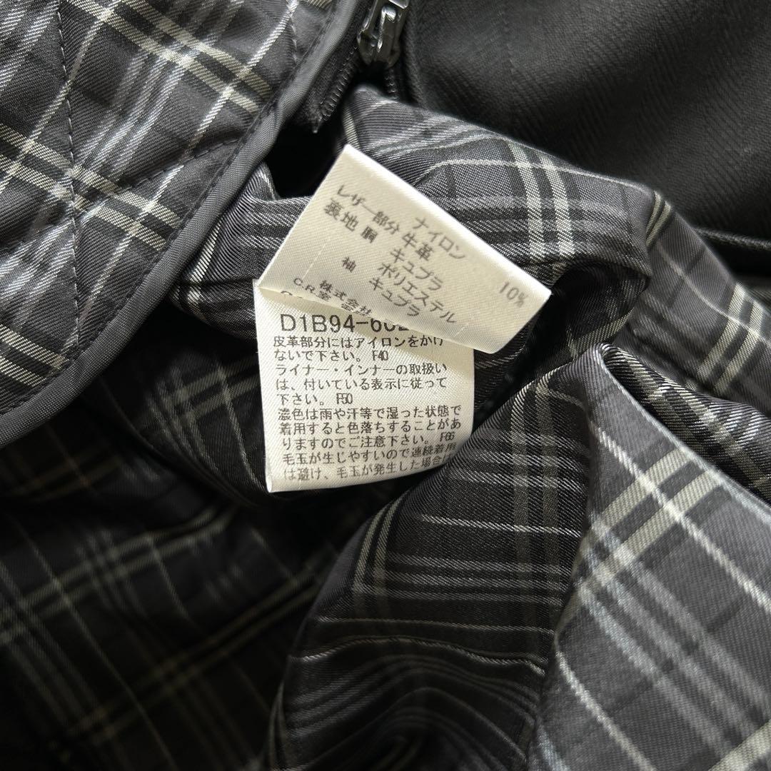 【美品】バーバリーブラックレーベル トレンチコート ノバチェック ライナー 黒