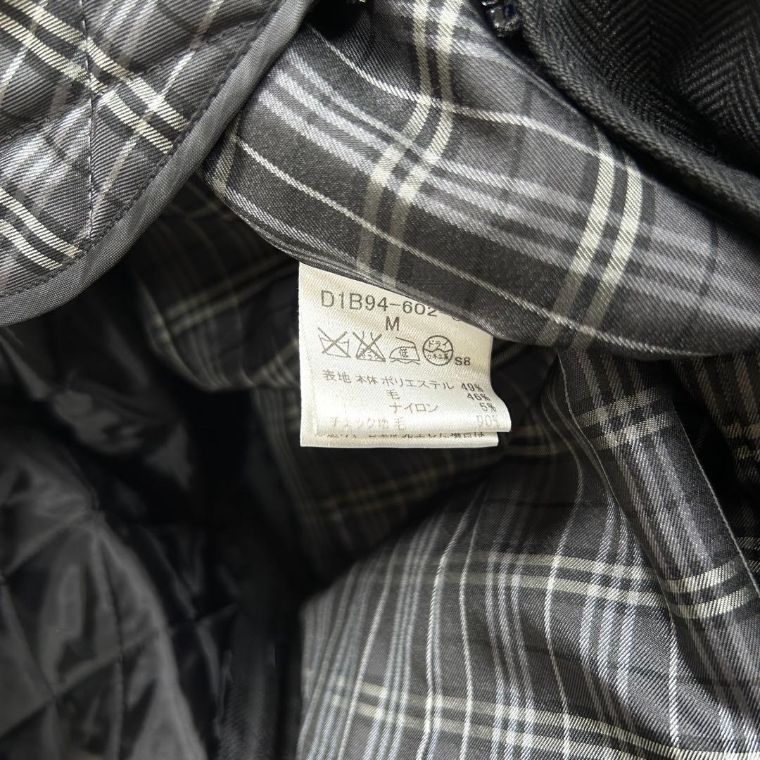 【美品】バーバリーブラックレーベル トレンチコート ノバチェック ライナー 黒