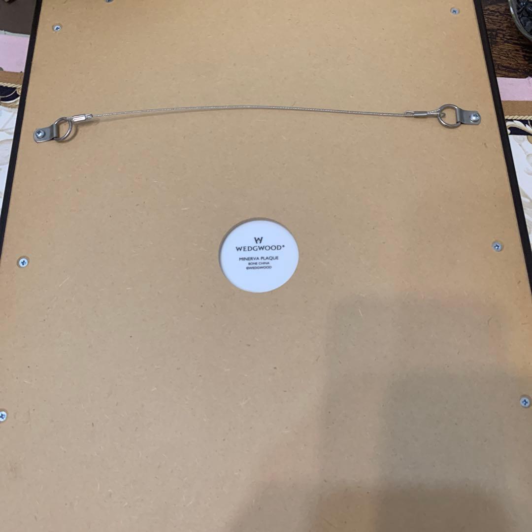 希少　元箱　ウェッジウッド ミネルバ(ミネルヴァ) プラーク　額　陶板　壁掛け