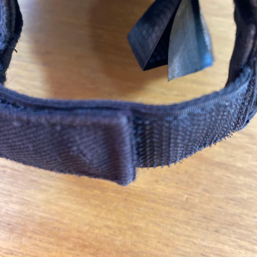 BALENCIAGA ブラック ダメージ加工キャップ