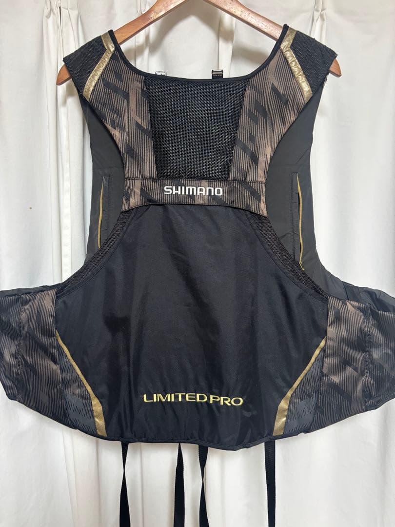 シマノ リミテッドプロライフジャケット VF-112T ブラック 2XL