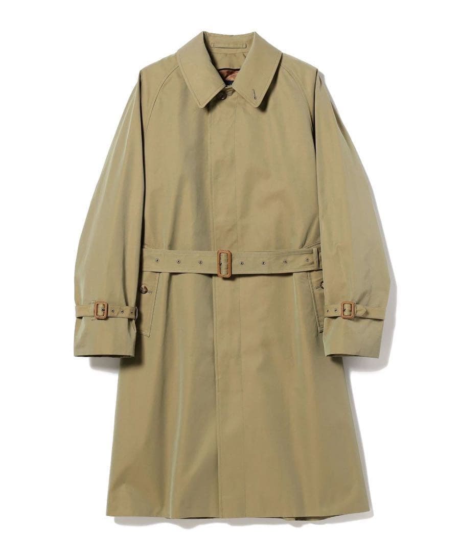 【極美品】BEAMS F ビームス シングル ラグランスリーブ ベルテッドコート