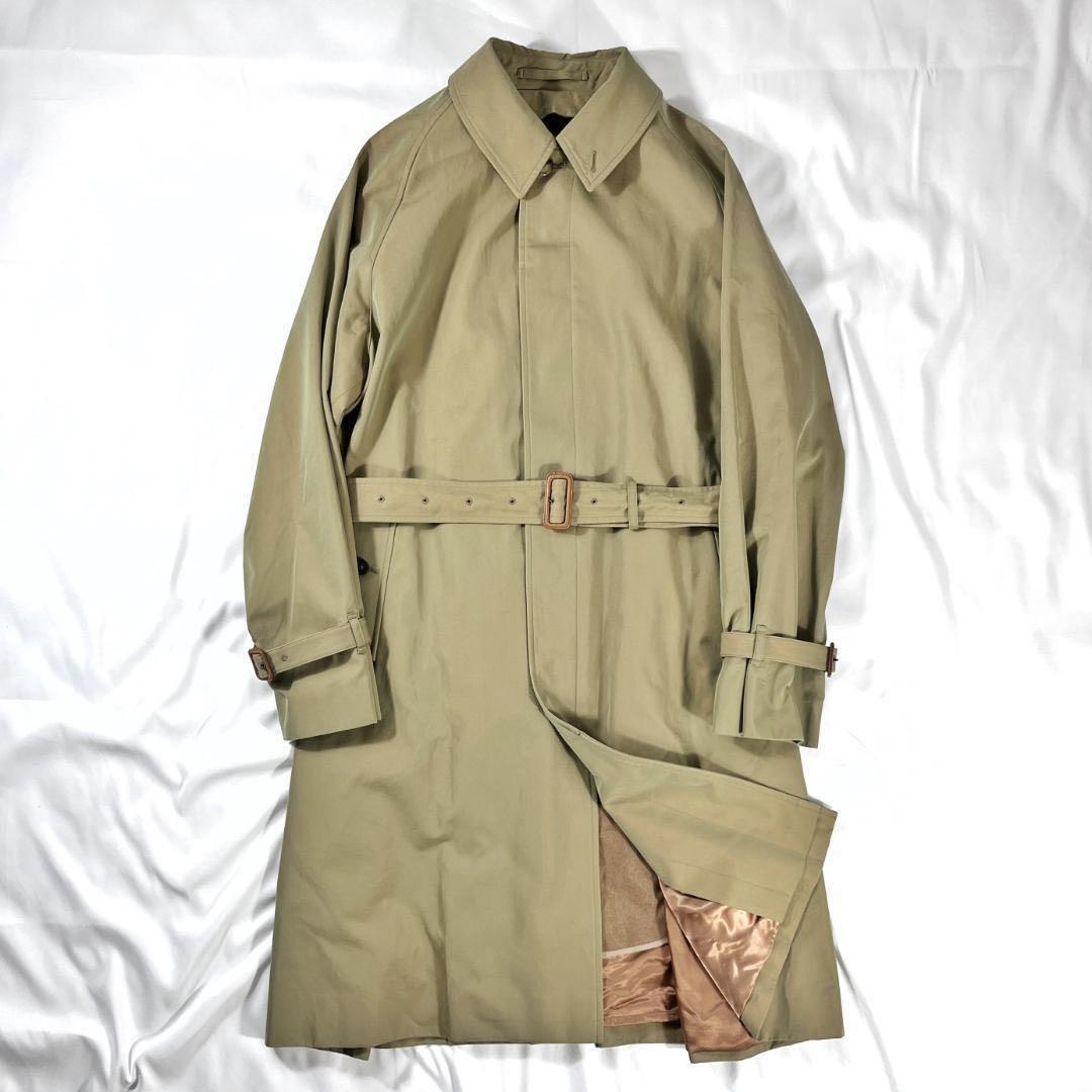 【極美品】BEAMS F ビームス シングル ラグランスリーブ ベルテッドコート