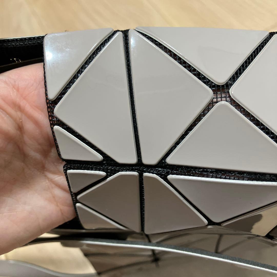 【未使用】BAOBAO バオバオイッセイミヤケ　大きいサイズトートバッグ グレー