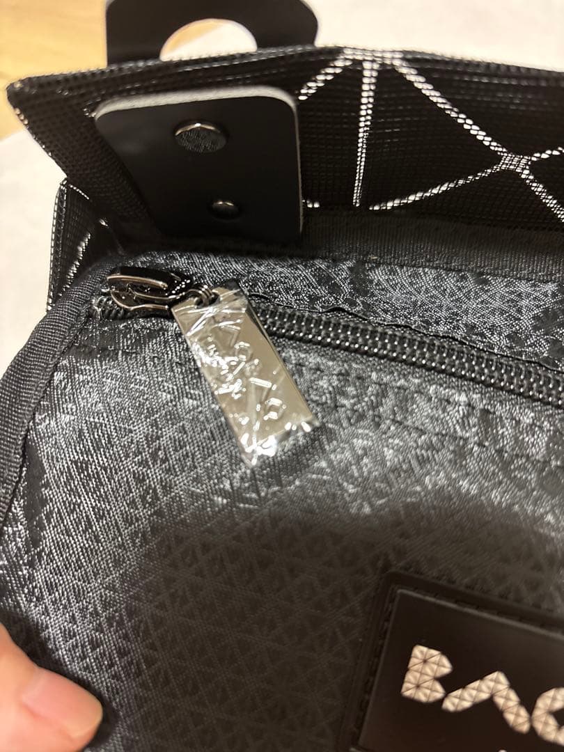 【未使用】BAOBAO バオバオイッセイミヤケ　大きいサイズトートバッグ グレー