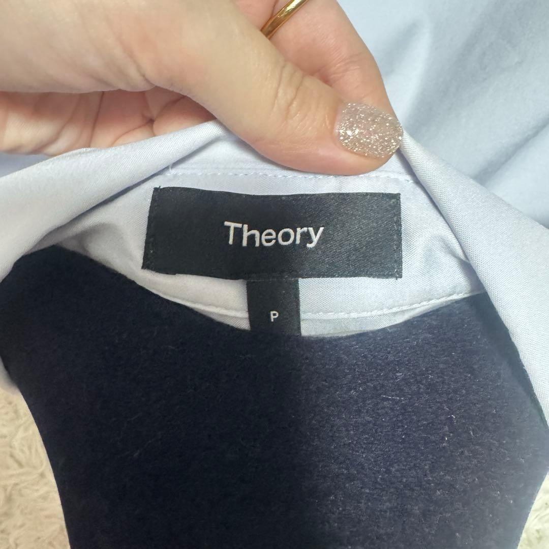 25年 theory Cotton Shirting SS CUFF SHIRT