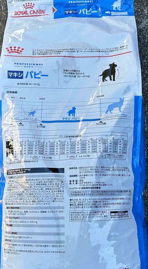 ロイヤルカナン マキシ パピー16Kg